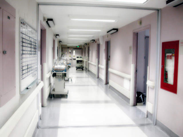 Hospital Maternity Ward Hallway