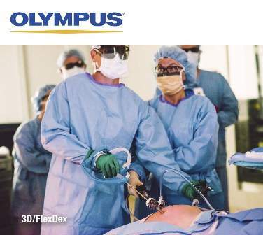 Olympus unveils 3D/FlexDex laparoscopic surgical solution
