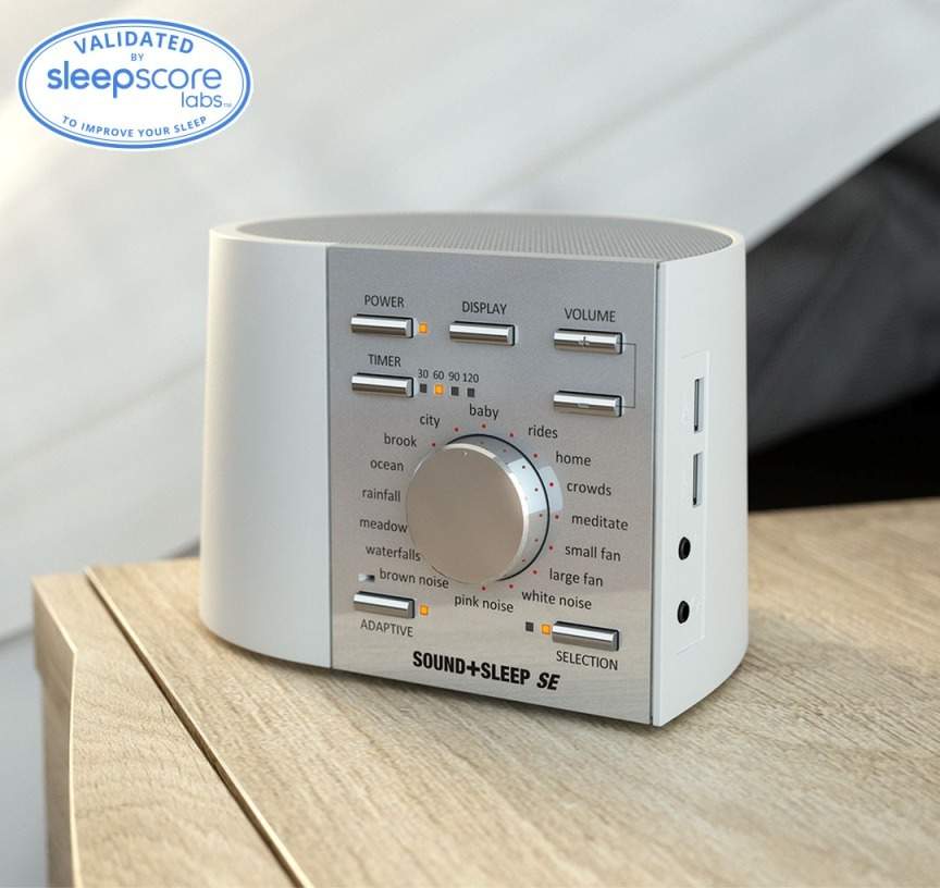 Sound+Sleep SE sound machine found to promote relaxation and enhance perceived sleep quality
