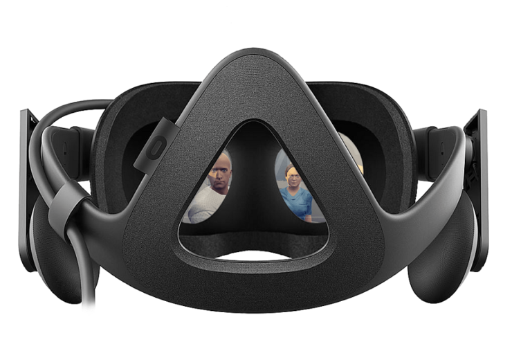 Oculus-rear headset