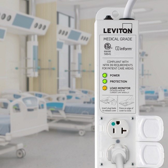 Leviton introduces Medical Grade Power Strips with Inform technology
