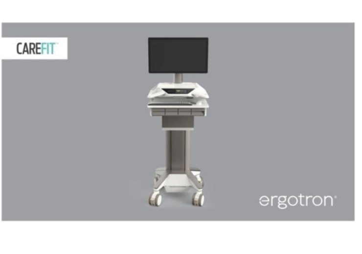New Ergotron CareFit Pro Medical Cart improves caregiver comfort, efficiency