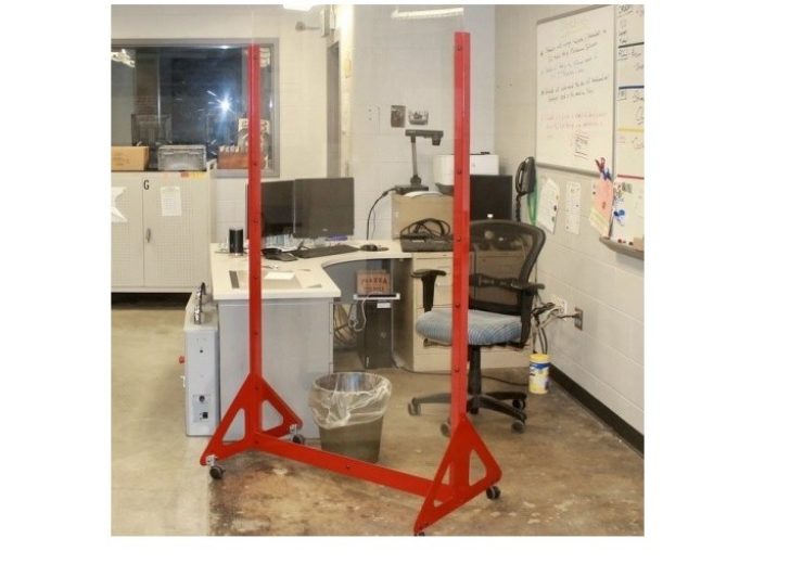 Indiana manufacturer builds mobile barrier to prevent transmission of coronavirus in schools and universities