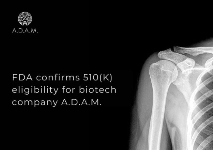 FDA confirms 510(K) eligibility for biotech company A.D.A.M. – 3D printed bones are to become reality in less than two years