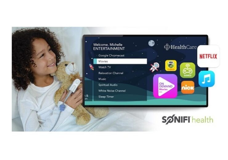 Leading children’s hospitals use interactive technology from SONIFI Health to ease pediatric patients’ anxiety