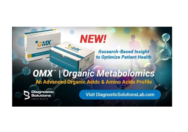Diagnostic Solutions Laboratory Launches New OMX Organic Metabolomics Test