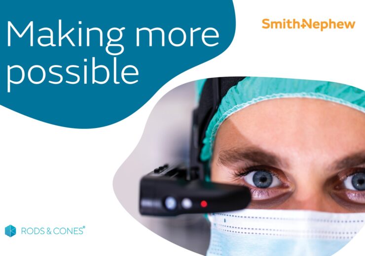 Smith+Nephew collaborates with Rods&Cones to deliver smart surgery glass