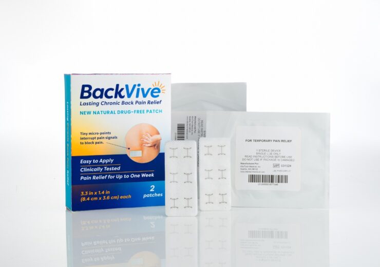 Ground-Breaking, Drug-Free, and Clinically Tested BackVive Patch Offers Long-Lasting Relief to Chronic Back Pain Sufferers